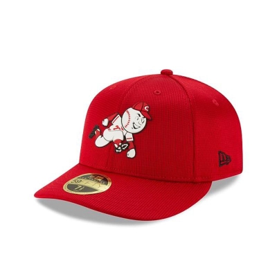 Sapca New Era Cincinnati Reds MLB Clubhouse Collection Low Profile 59FIFTY Fitted - Rosii